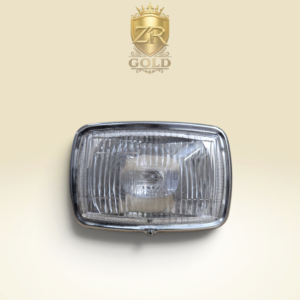 ZR Gold Headlight 125cc Complete Motorcycle - Headlight Assembly (Chrome Ring, High/Low Beam)