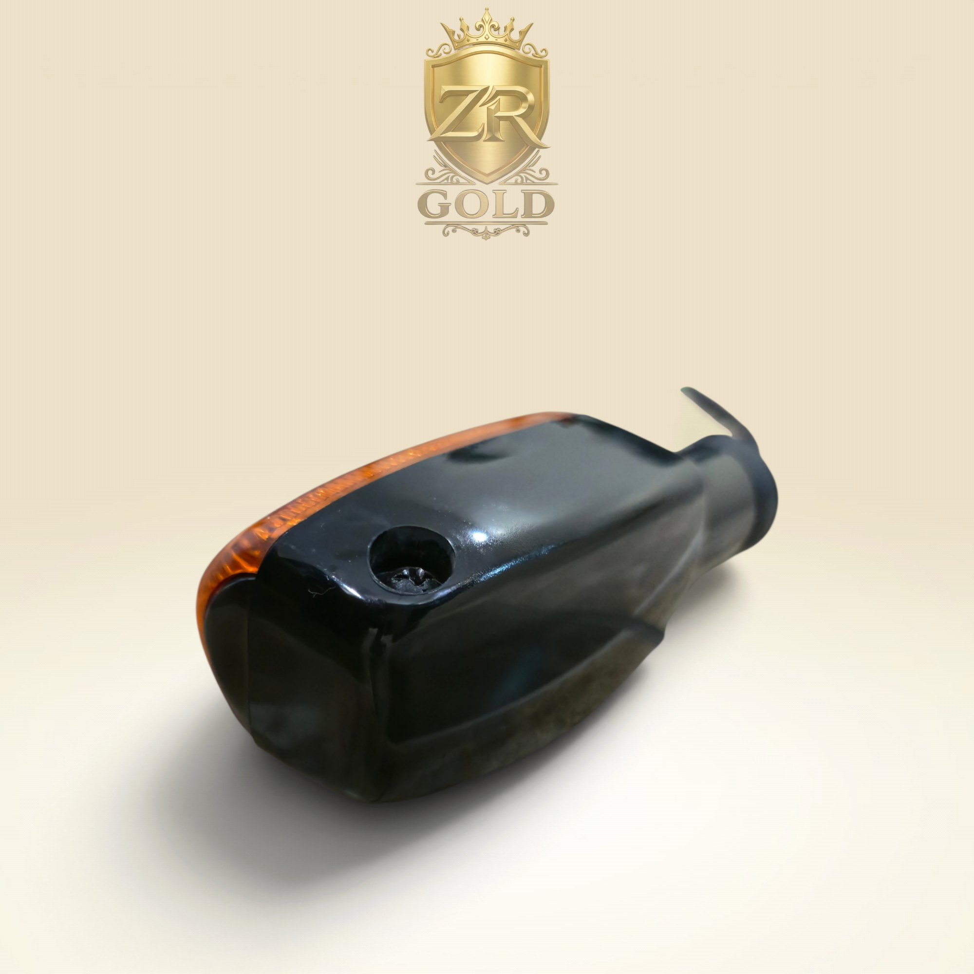 ZR Gold Universal Indicator 70cc Motorcycle - Turn Signal Winker (Amber Lens) - Image 3