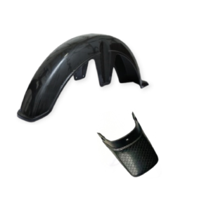 ZR Motorcycle Rear Mudguard Extension / Mudflap Set